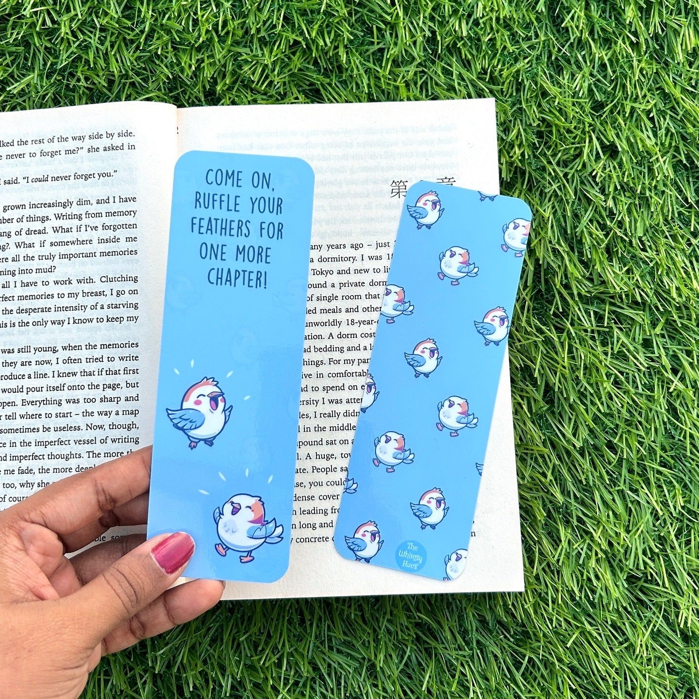 Bird - Double-Sided Chatty Traditional Bookmark