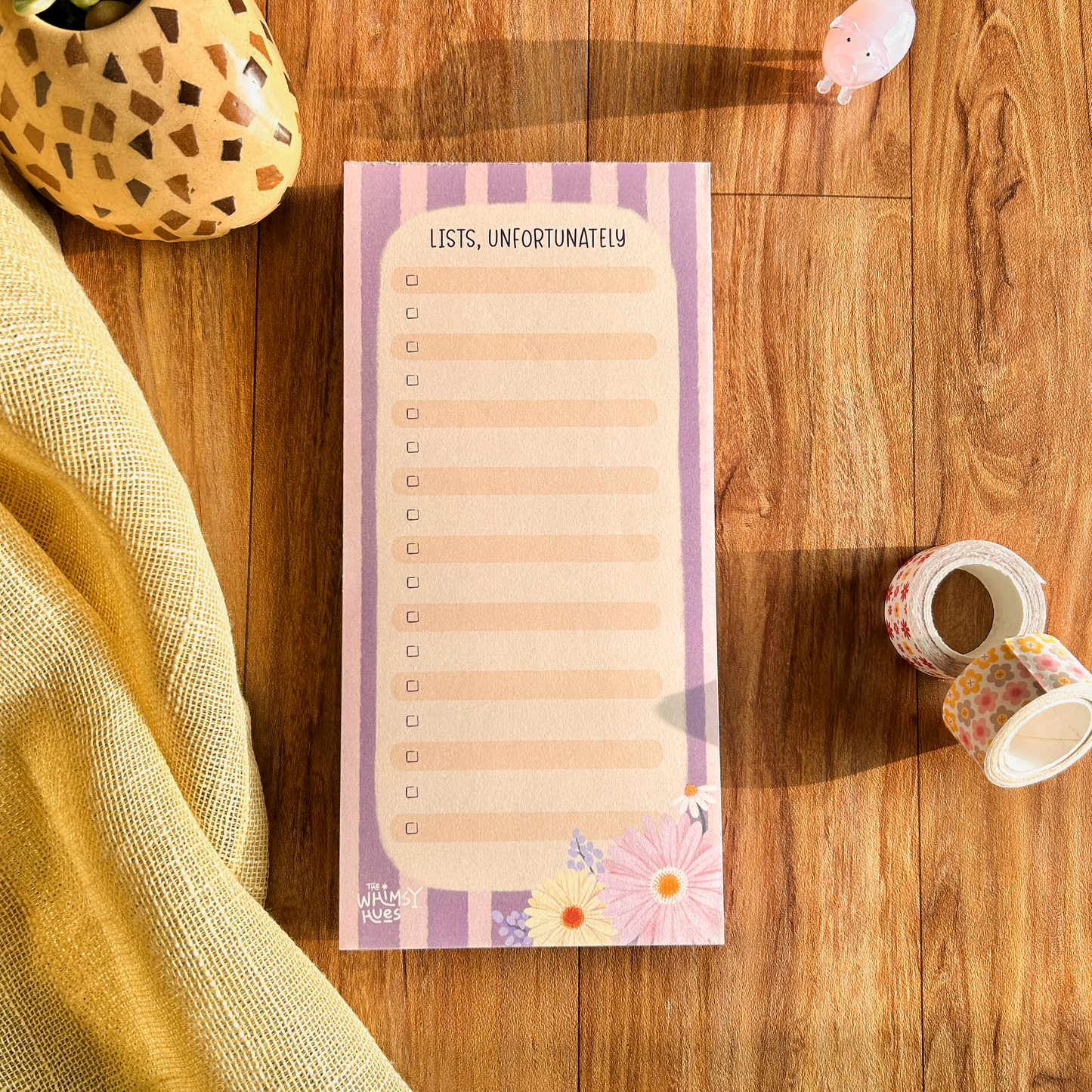 Lists, Unfortunately - Pastel Floral Listpad