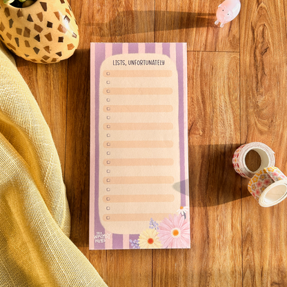 Lists, Unfortunately - Pastel Floral Listpad
