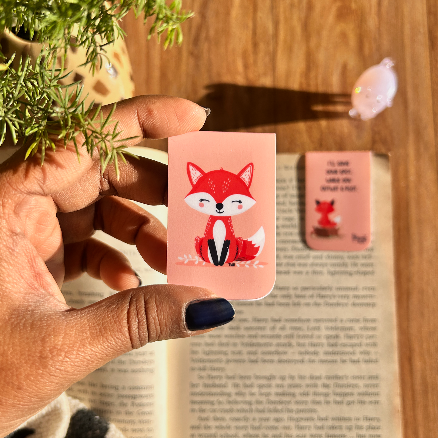 Chatty Magnetic Bookmarks - Cute Animals - Set of 6