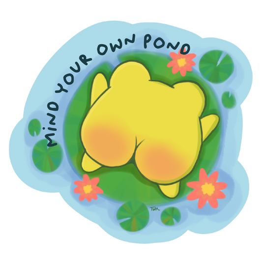 Frog Butt - Sticker
