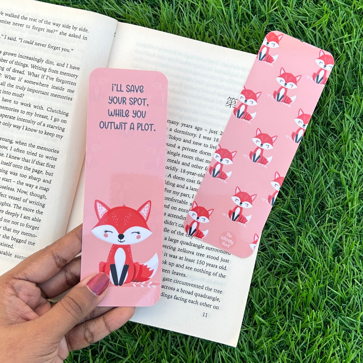 Set of 6 Animals - Chatty Traditional Bookmarks - Double-sided