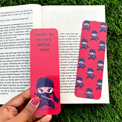 Ninja - Double-Sided Chatty Traditional Bookmark
