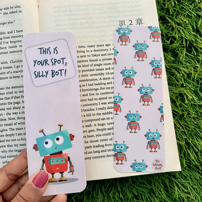 Silly Bot - Double-Sided Chatty Traditional Bookmark