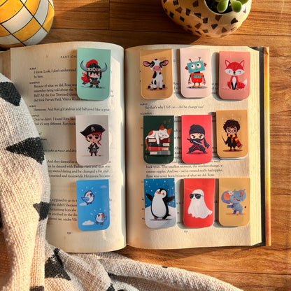 Chatty Magnetic Bookmarks Set of 12