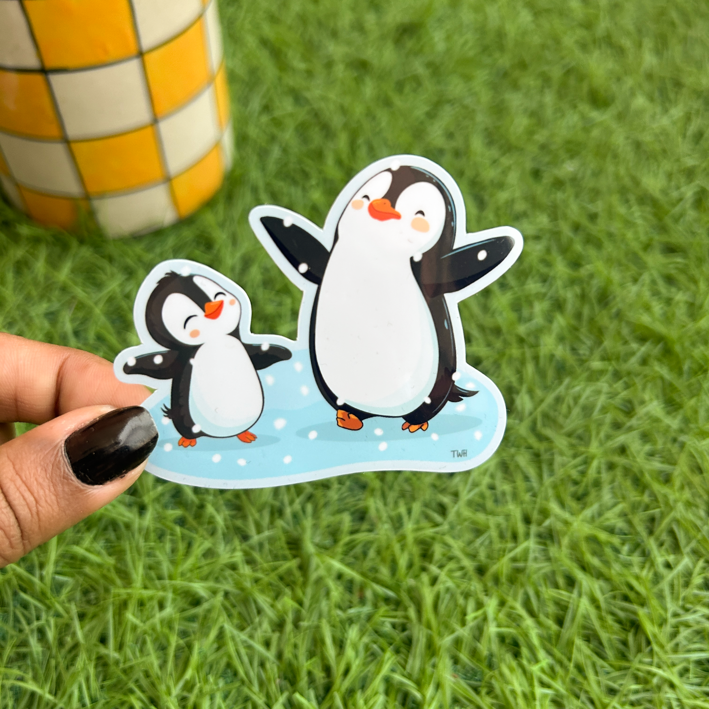 Mama and Baby Penguins