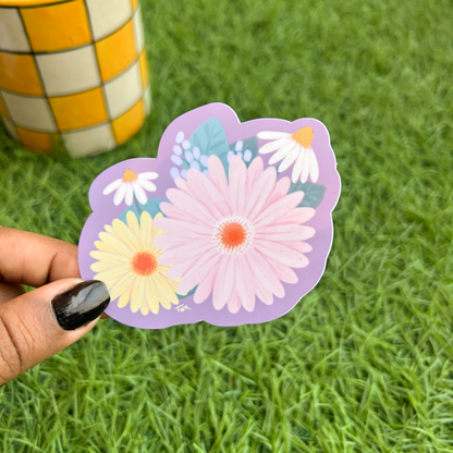 Pastel Floral - Sticker