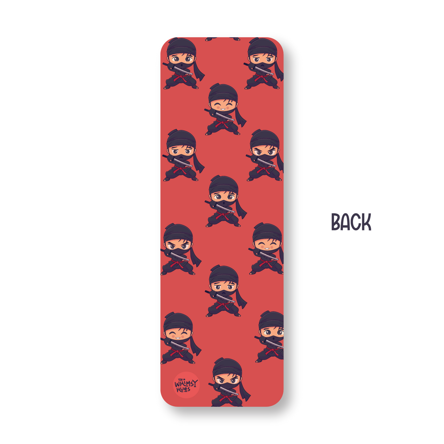 Ninja - Double-Sided Chatty Traditional Bookmark