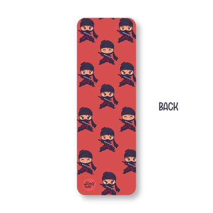Ninja - Double-Sided Chatty Traditional Bookmark