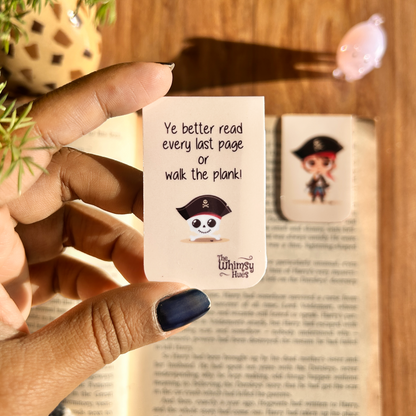 Pirate - Chatty Double-Sided Magnetic Bookmark