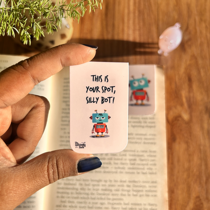Silly Bot - Chatty Double-Sided Magnetic Bookmark