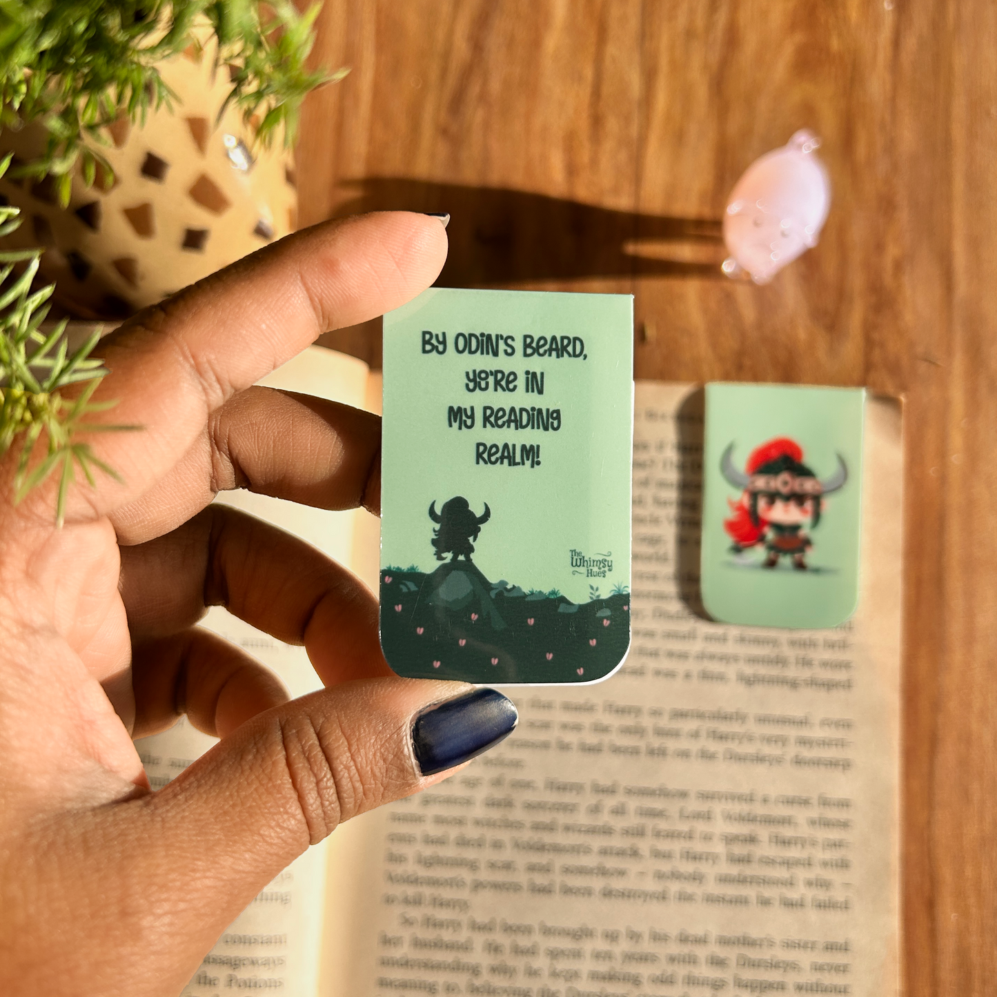 Viking - Chatty Double-Sided Magnetic Bookmark